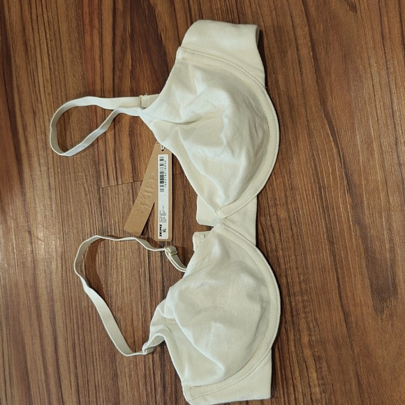 SKIMS Cotton Jersey T-SHIRT BRA 32D - Picture 4 of 5
